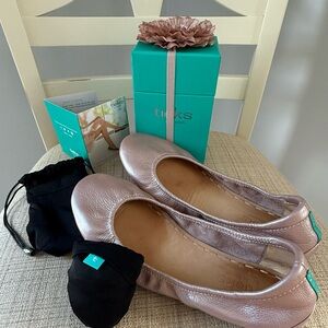 Tieks Rose Gold Ballet Flats